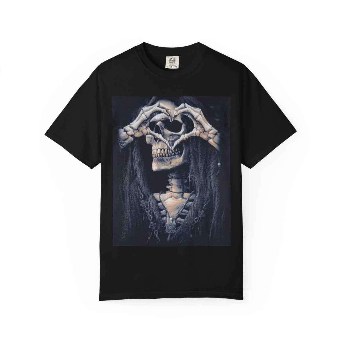 Comfort Colors® "Punk Gothic Skeleton Heart Hands" T-Shirt