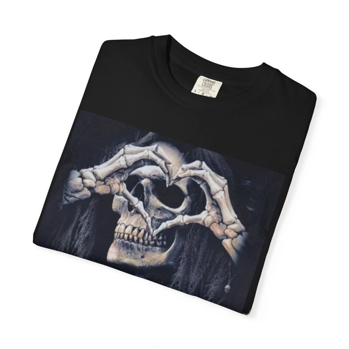 Comfort Colors® "Punk Gothic Skeleton Heart Hands" T-Shirt