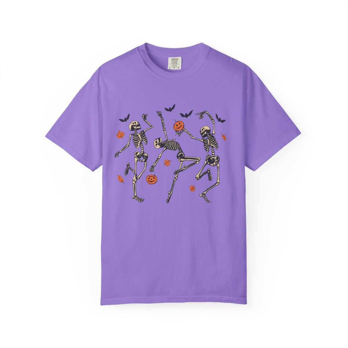 Comfort Colors Dancing Skeleton Trio Halloween T-Shirt