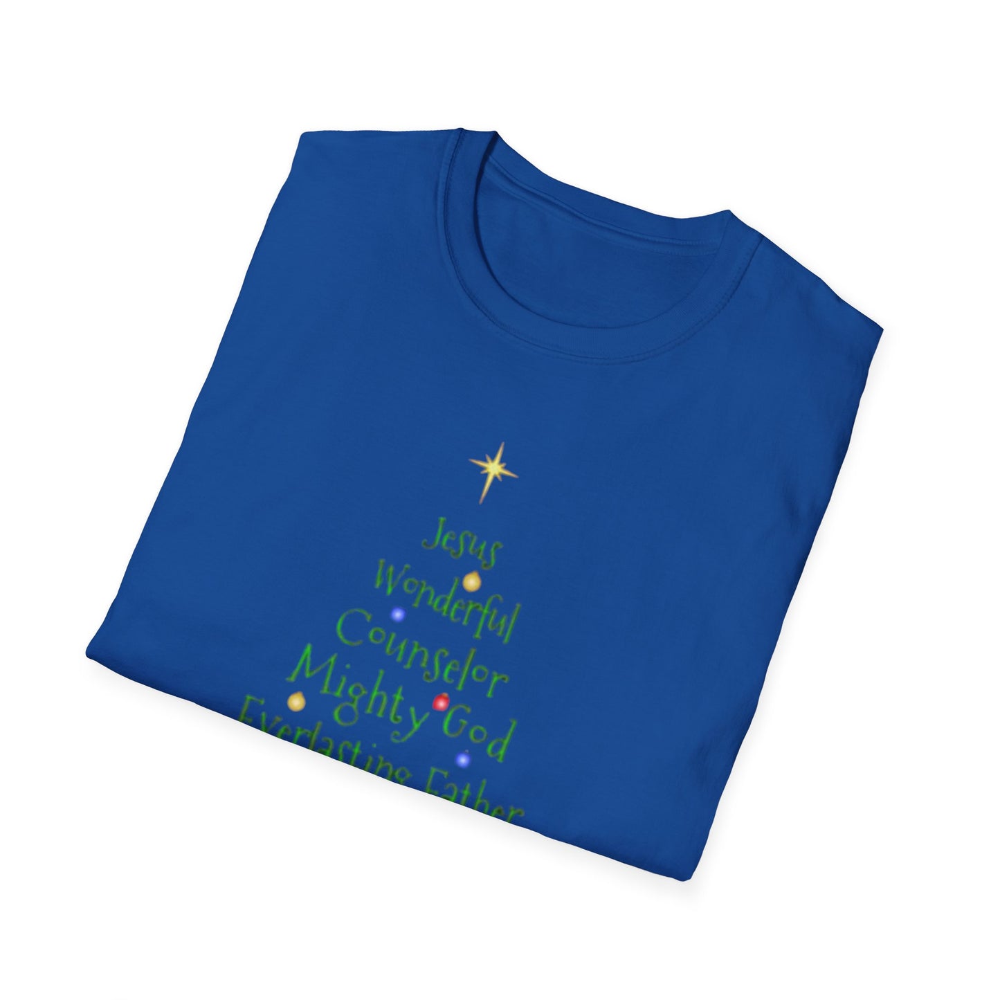 Christian Christmas Tree Names of Jesus T-Shirt