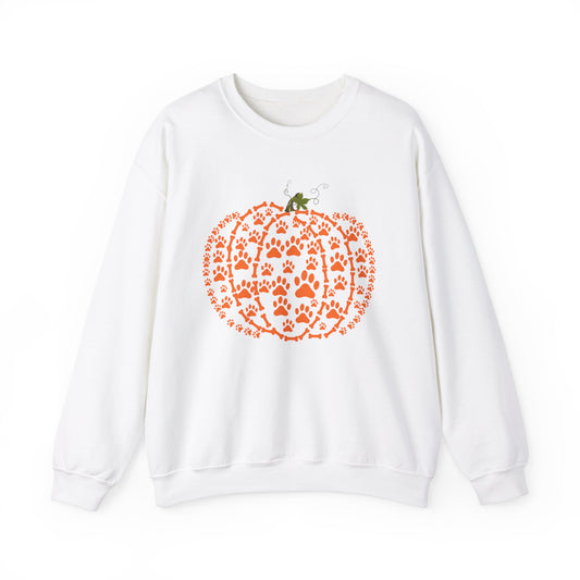 Pawprint Pumpkin Heavy Blend™ Sweatshirt