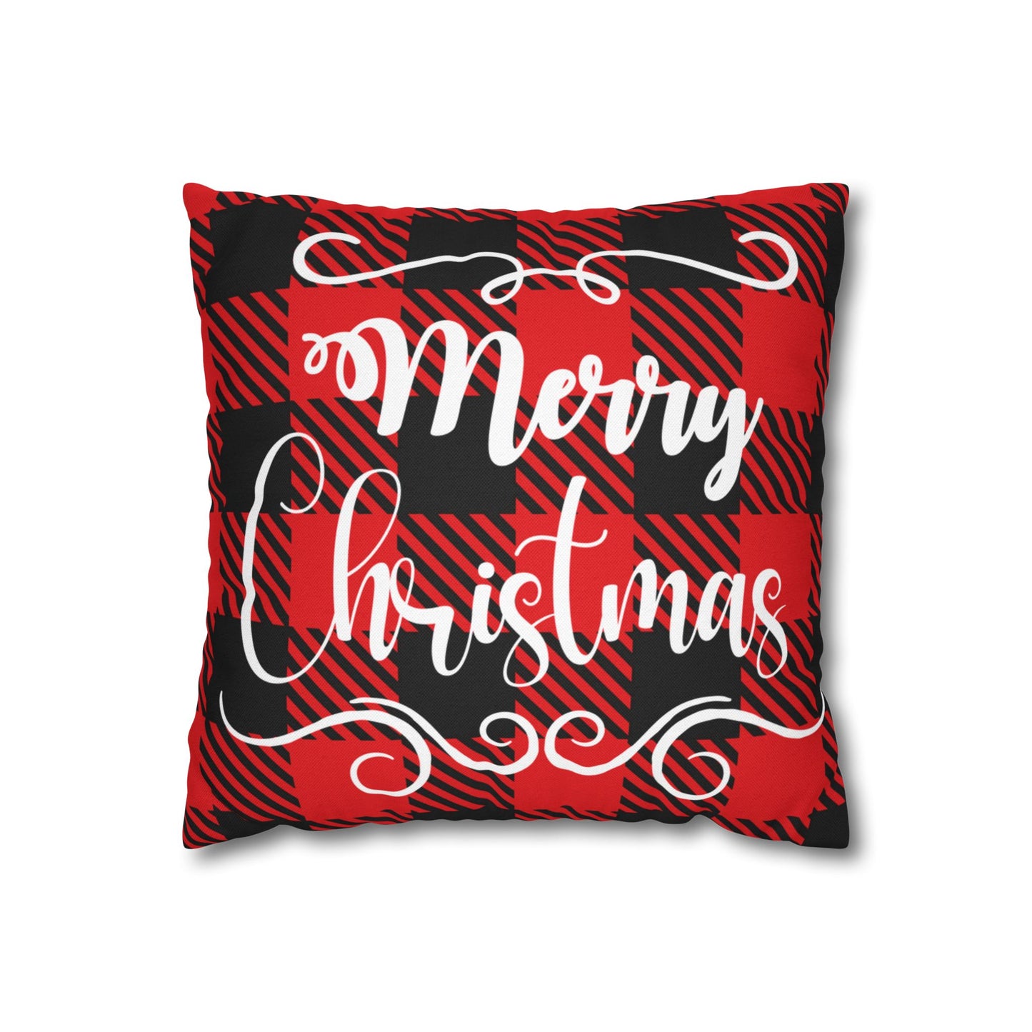 Christmas | "Merry Christmas" Square Pillow Cover (Available in 14", 16", 18", and 20")