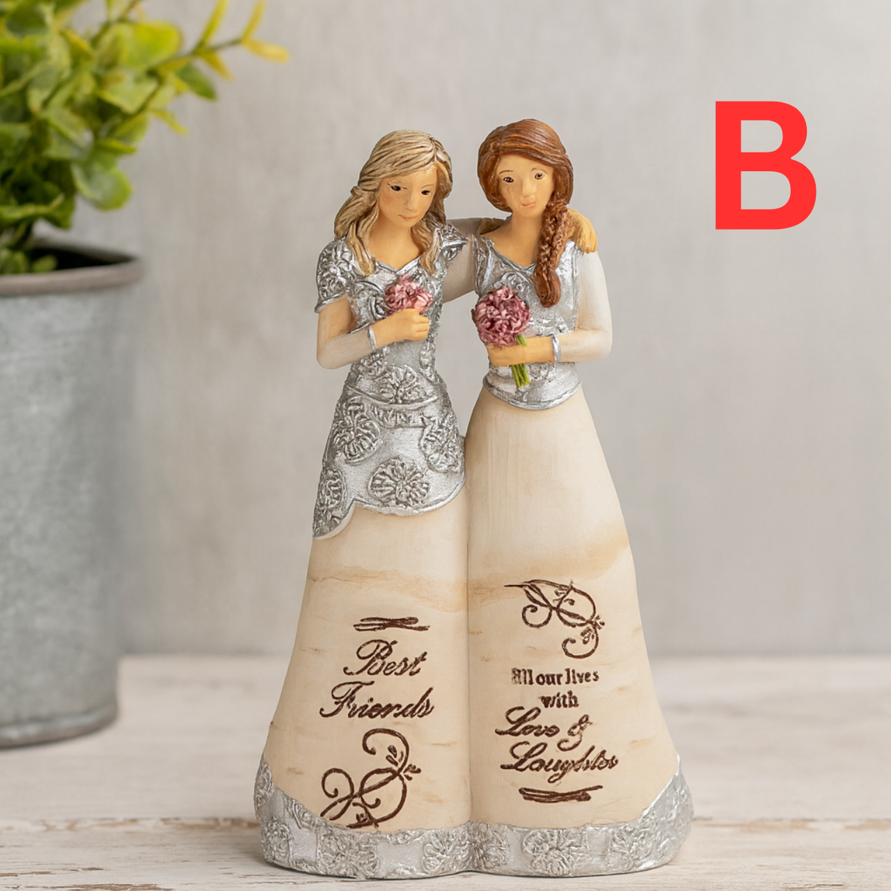 Hand-Carved Sister & Friendship Angels | Meaningful Keepsake Figurines | 5 Styles to Choose From