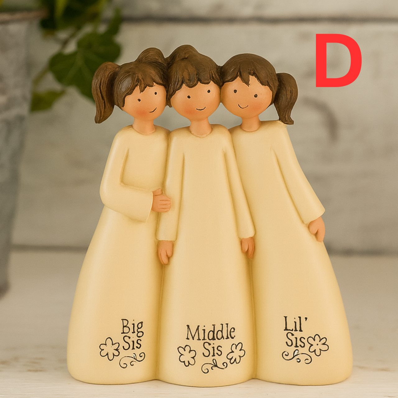 Hand-Carved Sister & Friendship Angels | Meaningful Keepsake Figurines | 5 Styles to Choose From