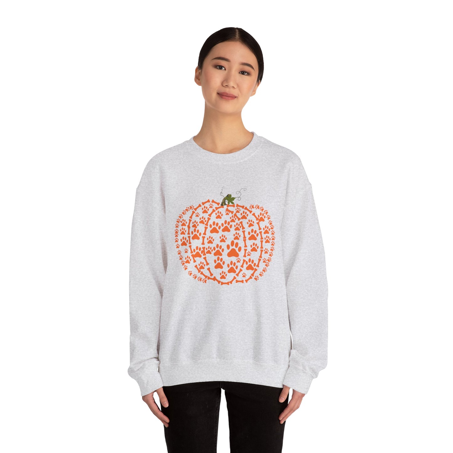 Pawprint Pumpkin Heavy Blend™ Sweatshirt