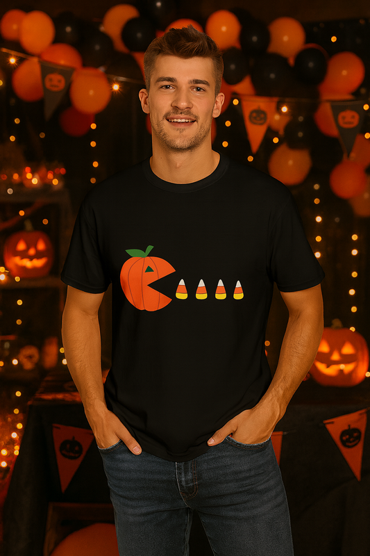 Comfort Colors® Pumpkin Pac-Man Halloween Unisex T-shirt