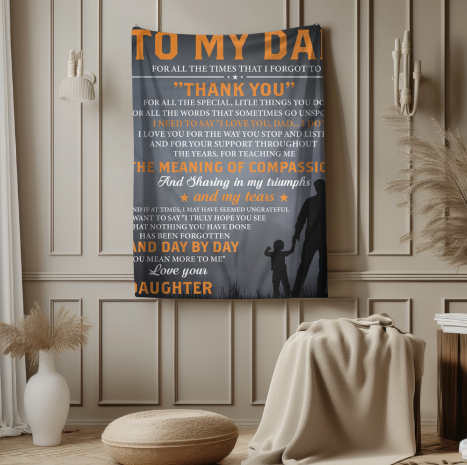 To My Dad | FLM Arctic Fleece Blanket 50x60