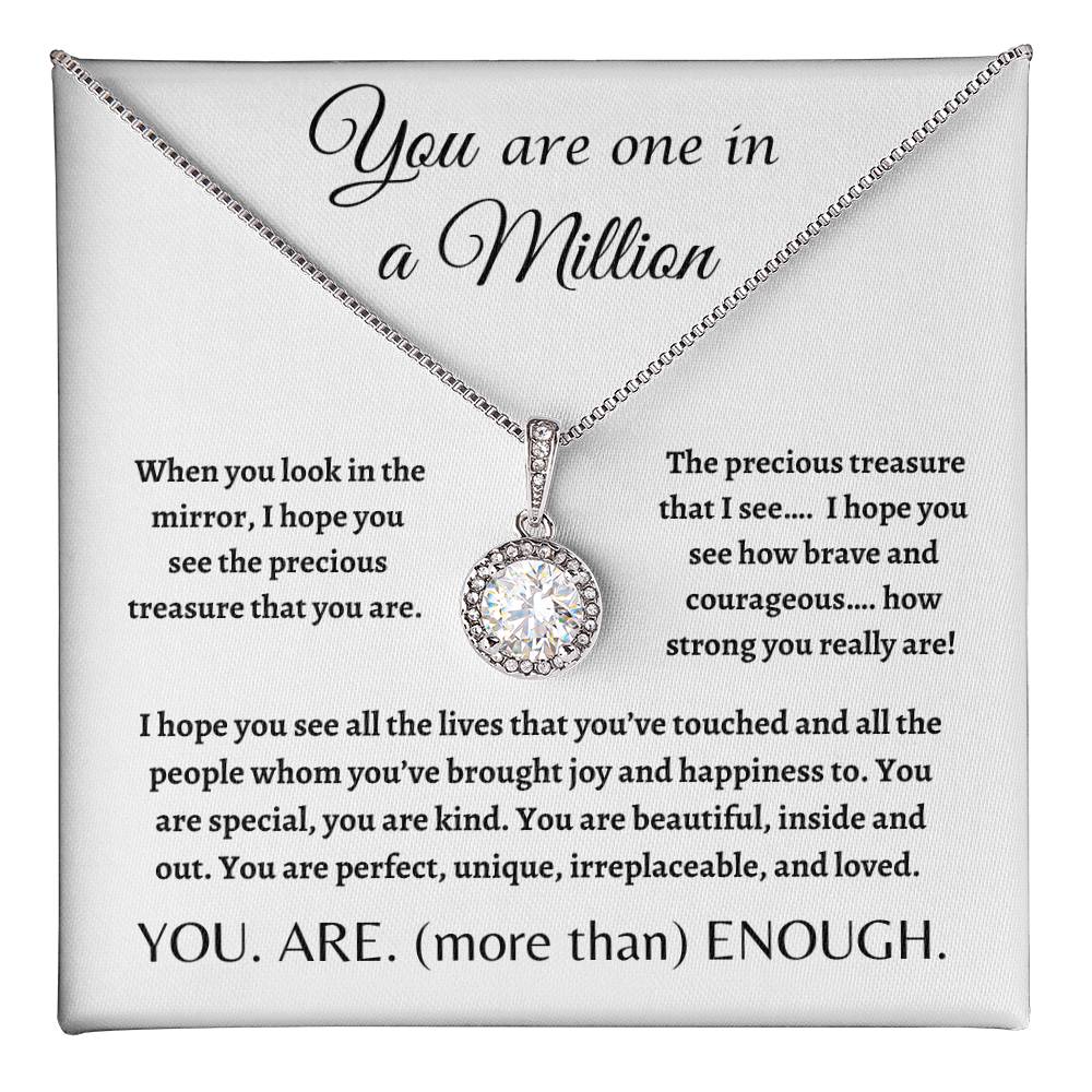 You are one in a Million | Daughter Necklace | Mother Necklace