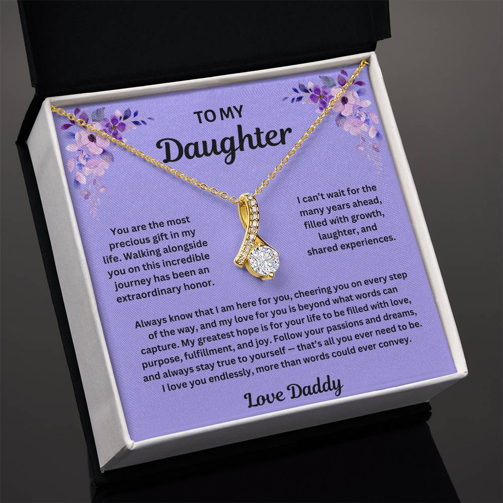 TO MY DAUGHTER NECKLACE   |   FROM DADDY