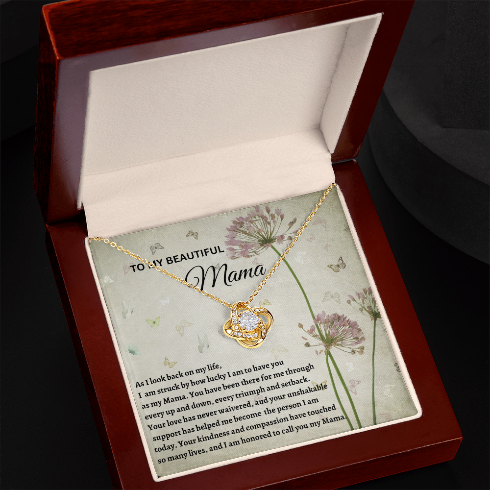 TO MY BEAUTIFUL MAMA   |   LOVE KNOT NECKLACE