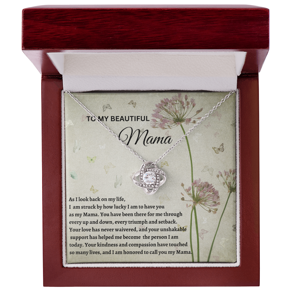 TO MY BEAUTIFUL MAMA   |   LOVE KNOT NECKLACE