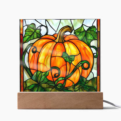 Fall | Harvest Bounty Square Acrylic LED Light