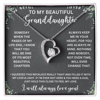 TO MY BEAUTIFUL GRANDDAUGHTER