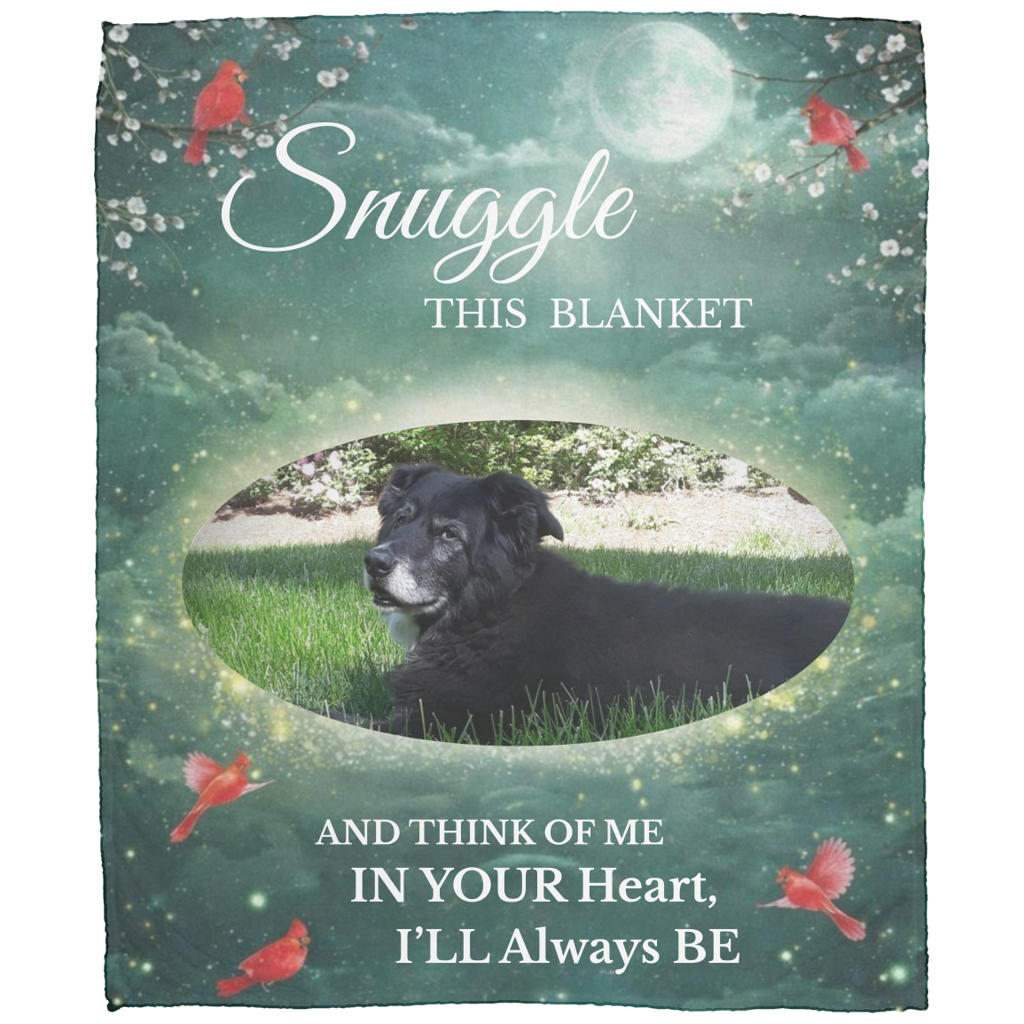 Personalized Pet Memorial Blanket - 50x60