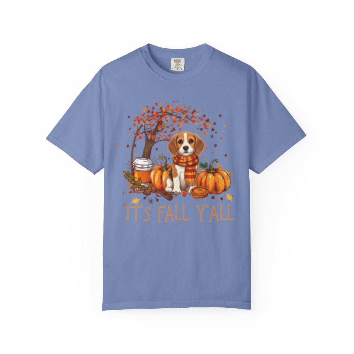 "It's Fall Y'all" Beagle Puppy Comfort Colors® Garment-Dyed T-shirt