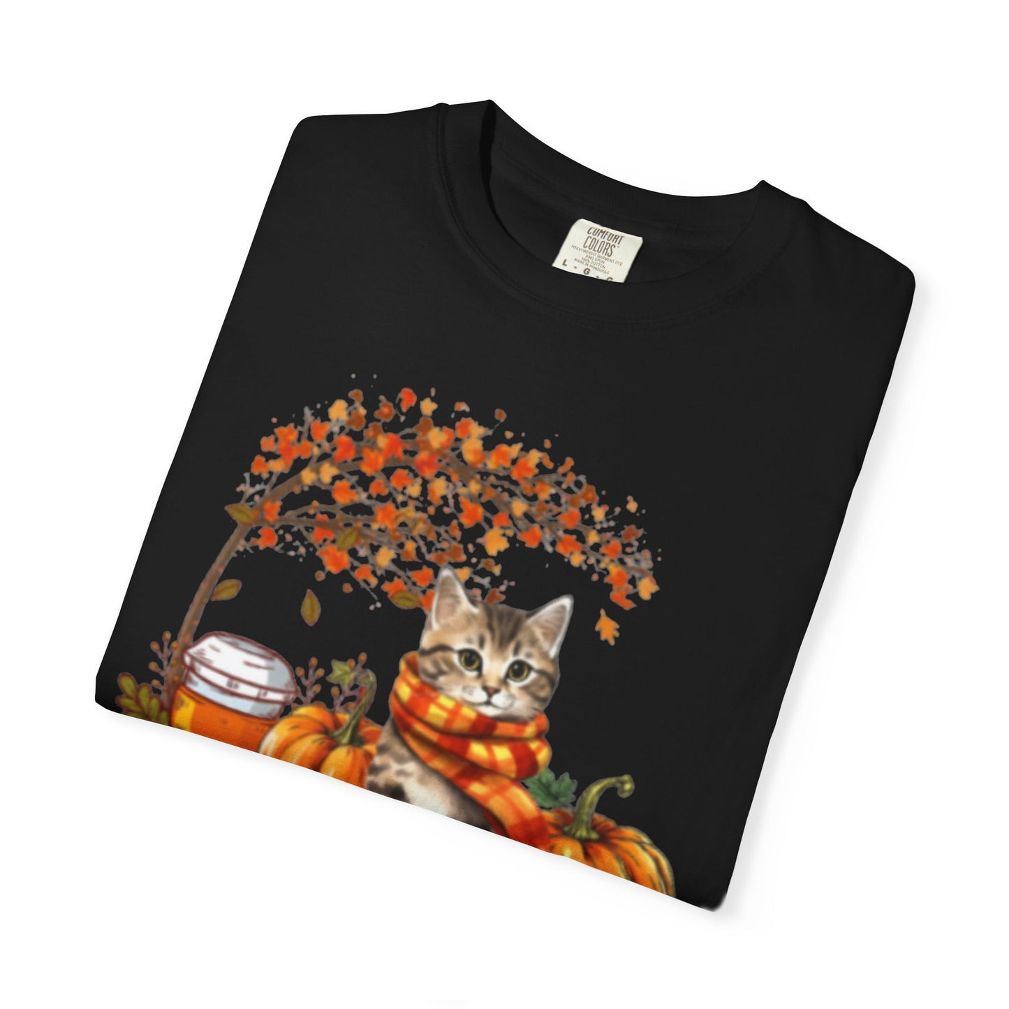 "It's Fall Y'all" Tabby Kitten Comfort Colors® Garment-Dyed T-shirt