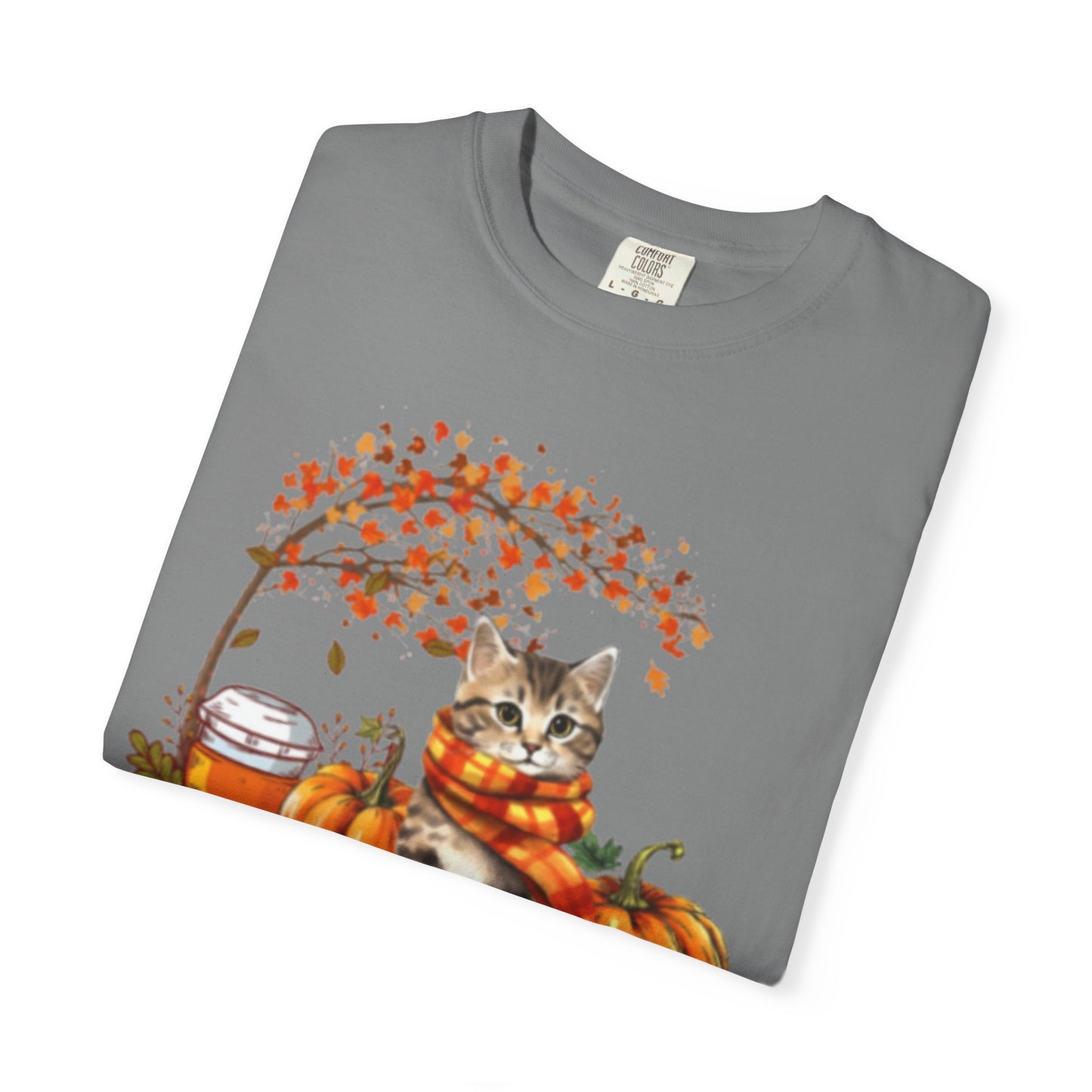 "It's Fall Y'all" Tabby Kitten Comfort Colors® Garment-Dyed T-shirt