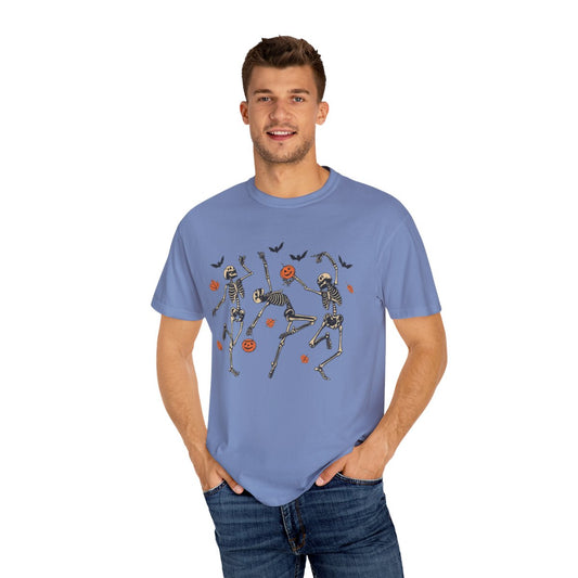 Comfort Colors Dancing Skeleton Trio Halloween T-Shirt