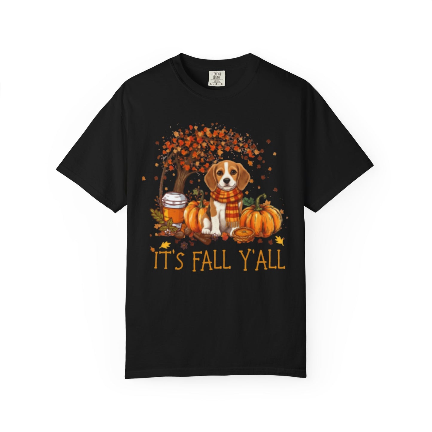 "It's Fall Y'all" Beagle Puppy Comfort Colors® Garment-Dyed T-shirt