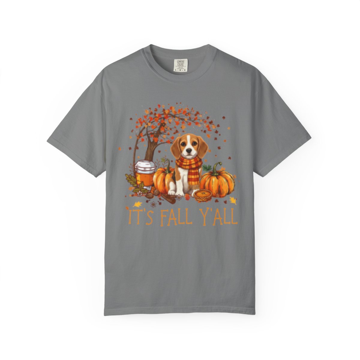 "It's Fall Y'all" Beagle Puppy Comfort Colors® Garment-Dyed T-shirt