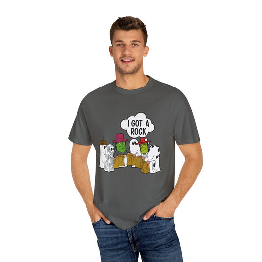 Comfort Colors® "I Got A Rock" Halloween Trick-or-Treat Grinch Mashup T-Shirt