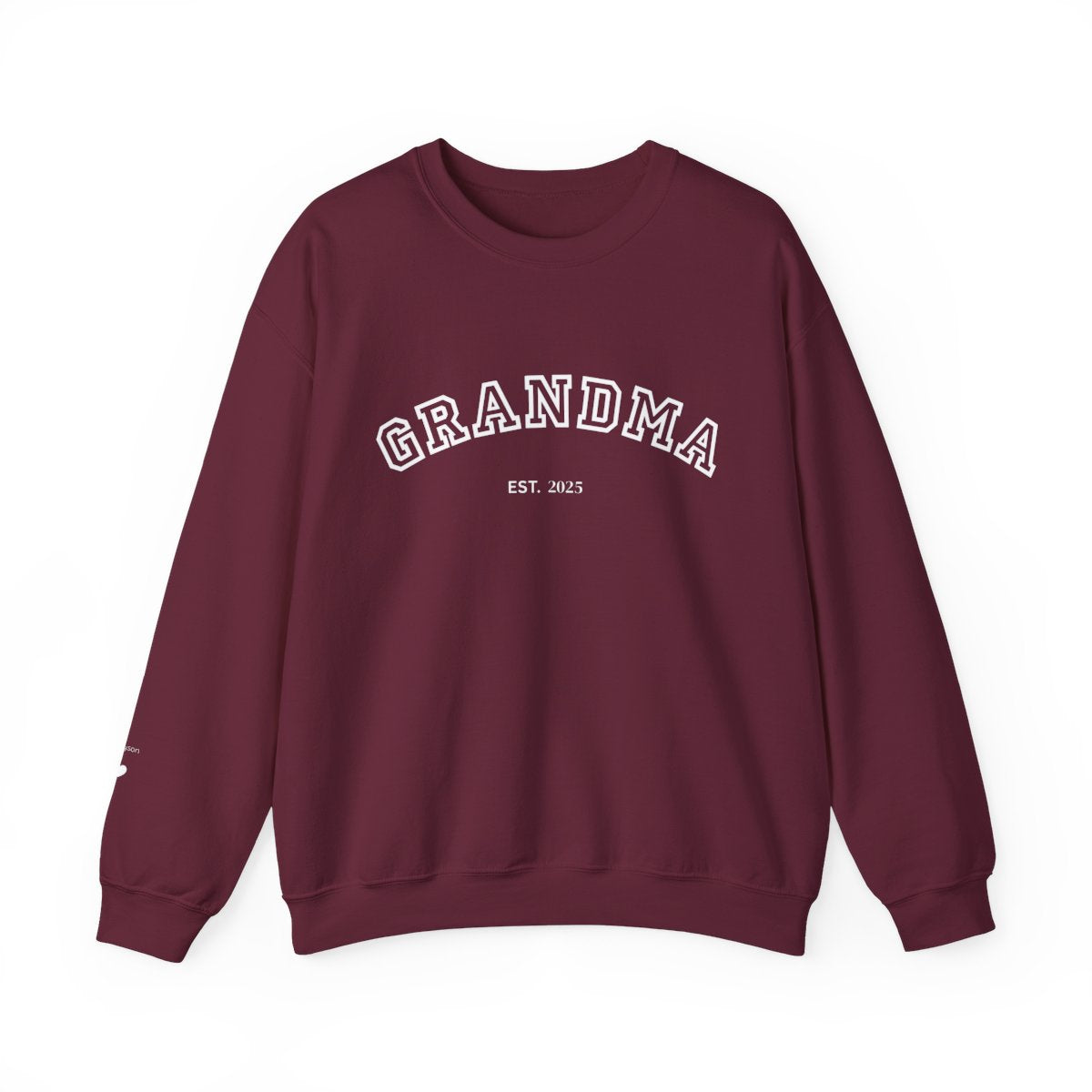 New Grandma with Grandkid's Names  Sweatshirt