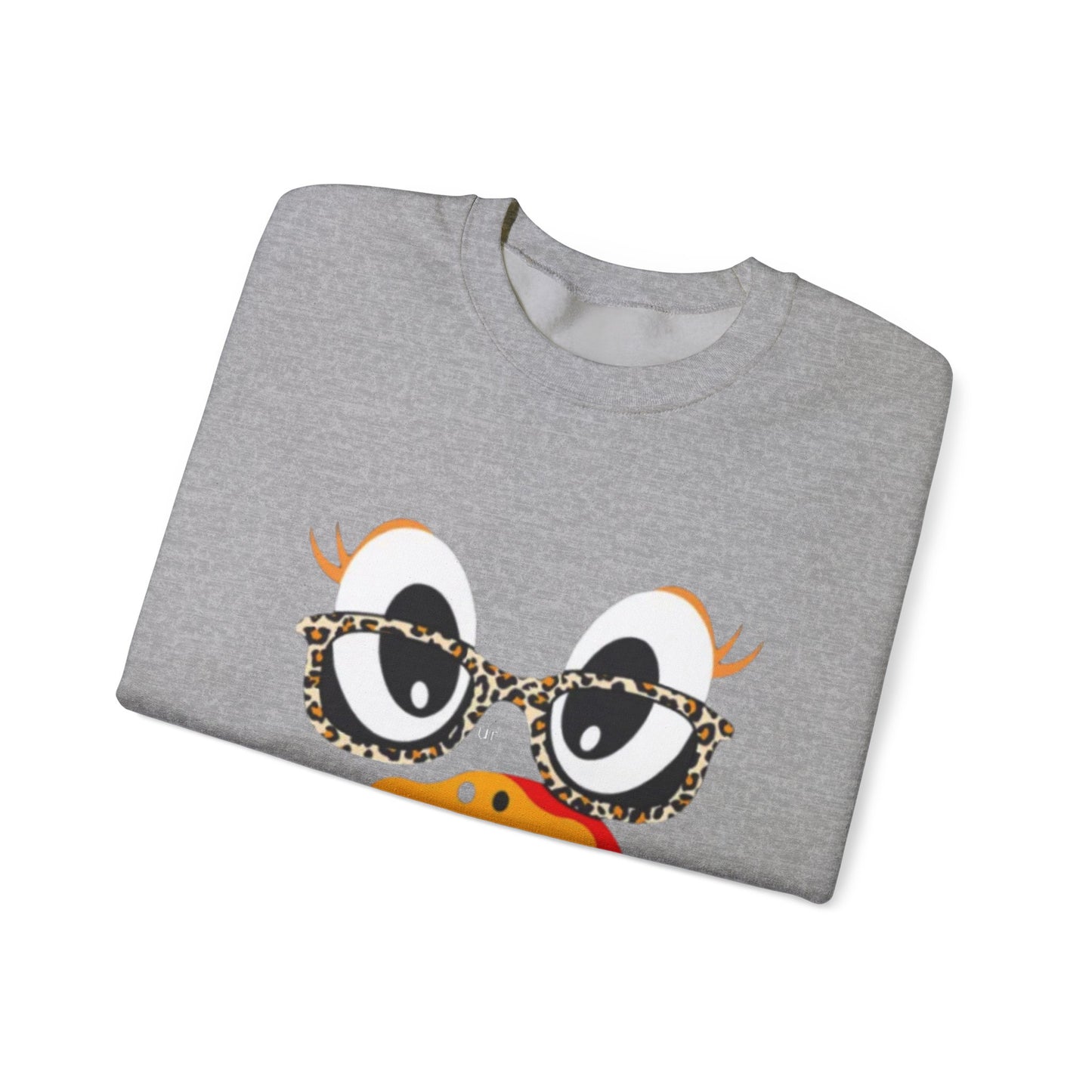 Sassy Turkey Face with Leopard Glasses T-Shirt - Funny Thanksgiving Tee