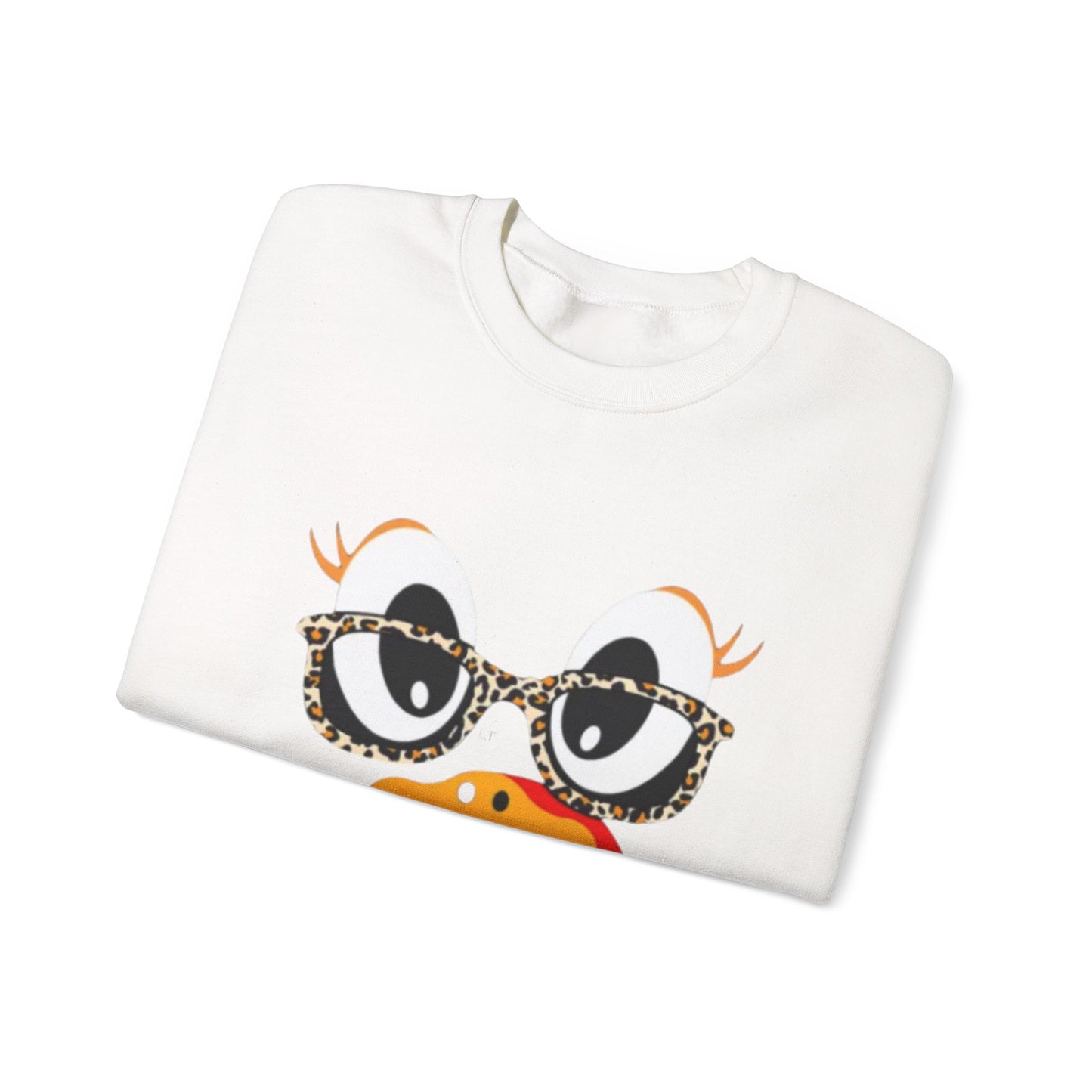 Sassy Turkey Face with Leopard Glasses T-Shirt - Funny Thanksgiving Tee
