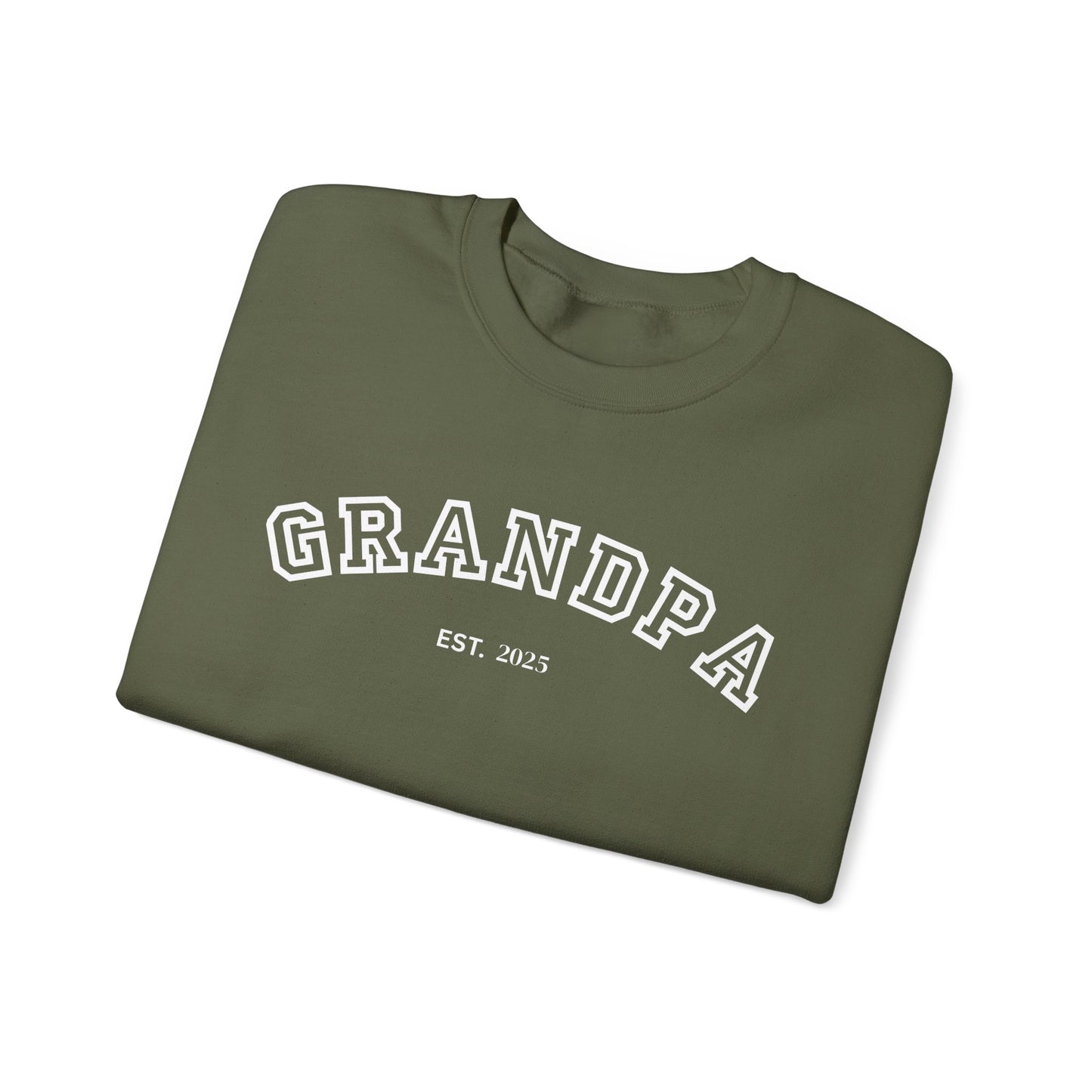 New Grandpa Sweatshirt with Grandkid's Names