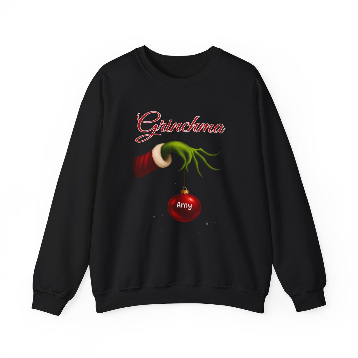 “Grinchma” Christmas Sweatshirt |  Up to Seven Grandkids' Names
